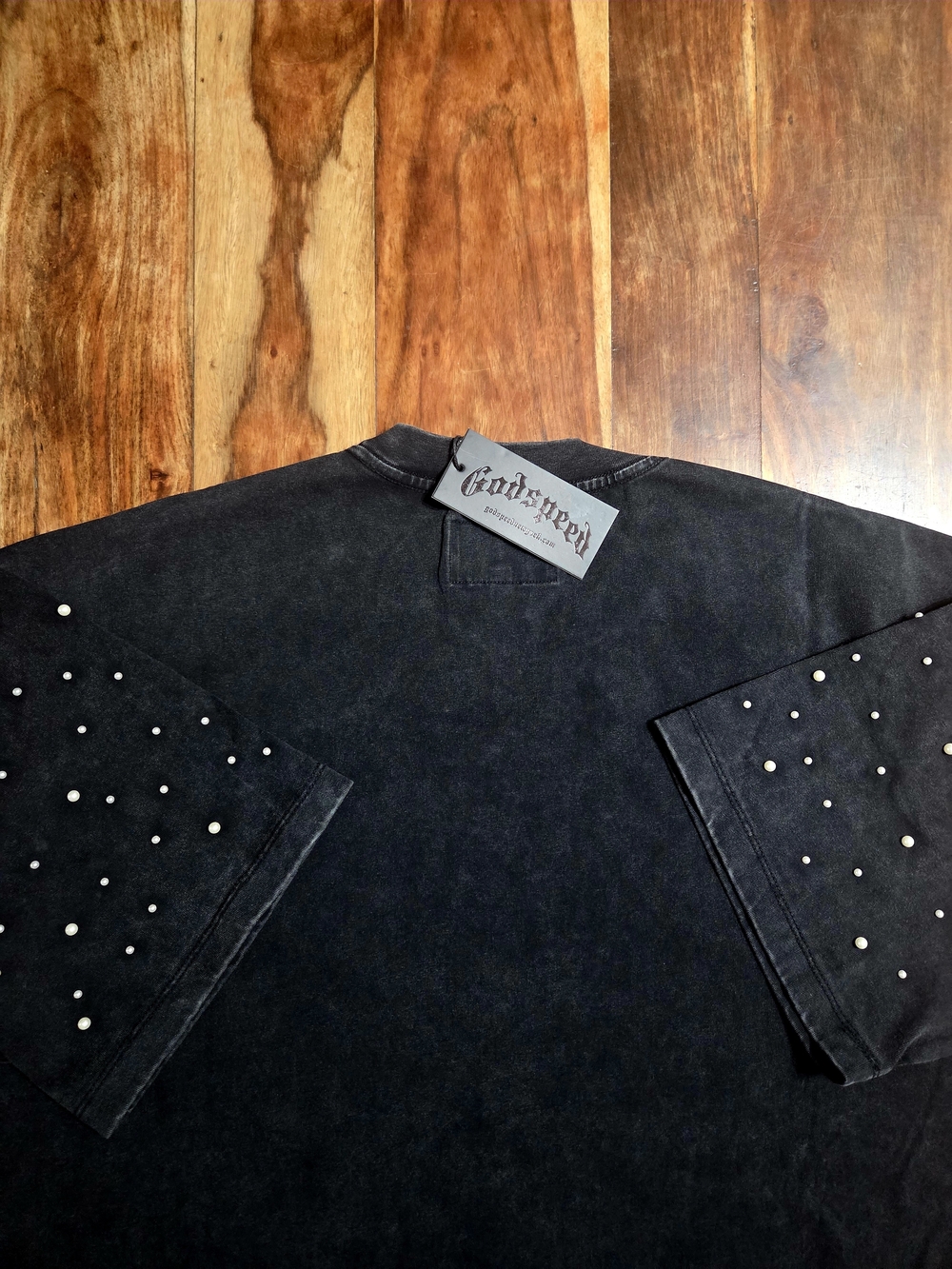 Godspeed New York "Rarity Collection MMXXIV" Men's Reaper Flag Rhinestone Tee - Picture 9 of 10